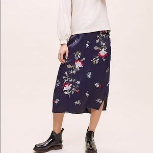Anthro NWT Ayana Embroidered Skirt Seen Worn Kept
